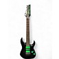 Used Ibanez UV70 Universe Steve Vai Signature 7 String BLACK and GREEN Solid Body Electric Guitar thumbnail