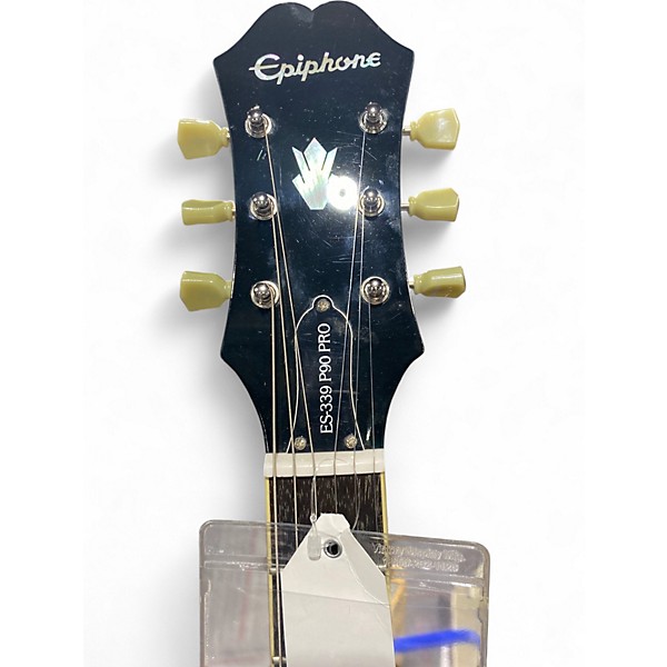 Used 2014 Epiphone ES339 P90 PRO Pelham Blue Hollow Body Electric Guitar