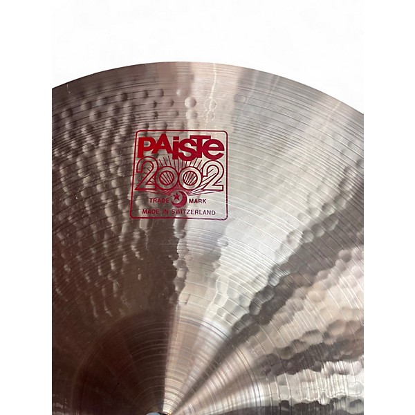 Used Paiste 24in 2002 Ride Cymbal