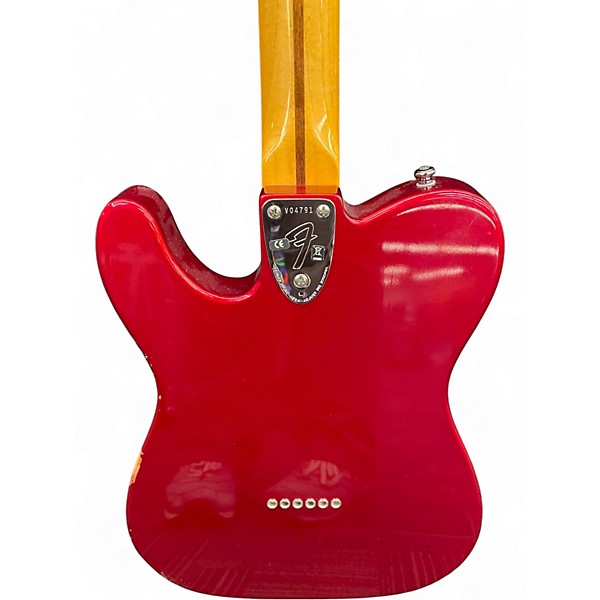 Used Fender 1972 American Vintage Telecaster Thinline Candy Apple Red Solid Body Electric Guitar