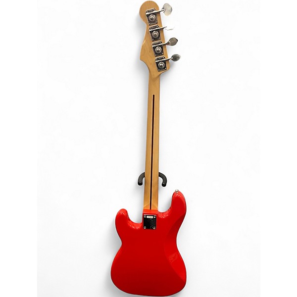 Used Fender Made in Japan Limited International Color Precision Bass Candy Apple Red Electric Bass Guitar