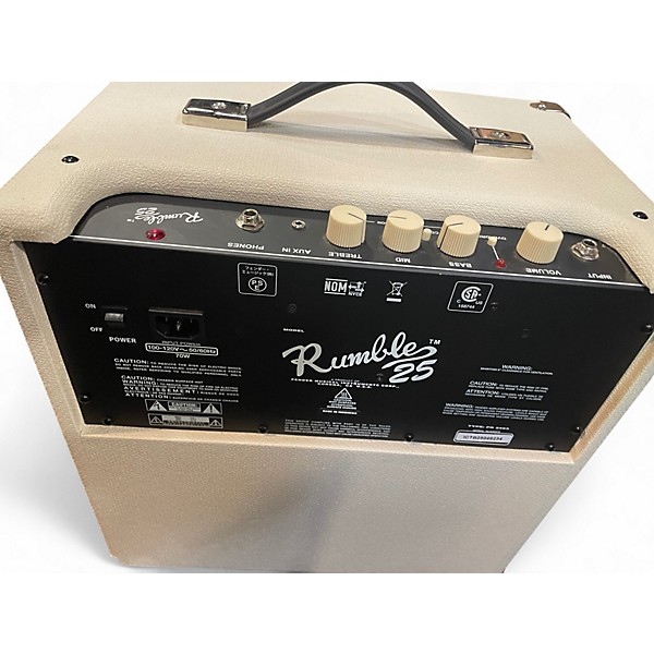 Used Fender Rumble 25 25W 1x10 Bass Combo Amp