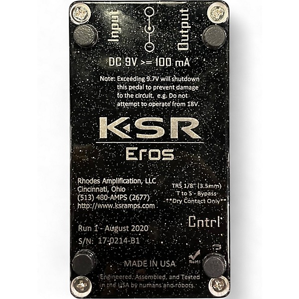 Used Ksr eros Effect Pedal