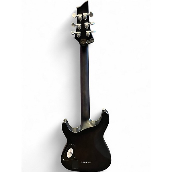 Used Schecter Guitar Research C1 Platinum Black and Silver Solid Body Electric Guitar