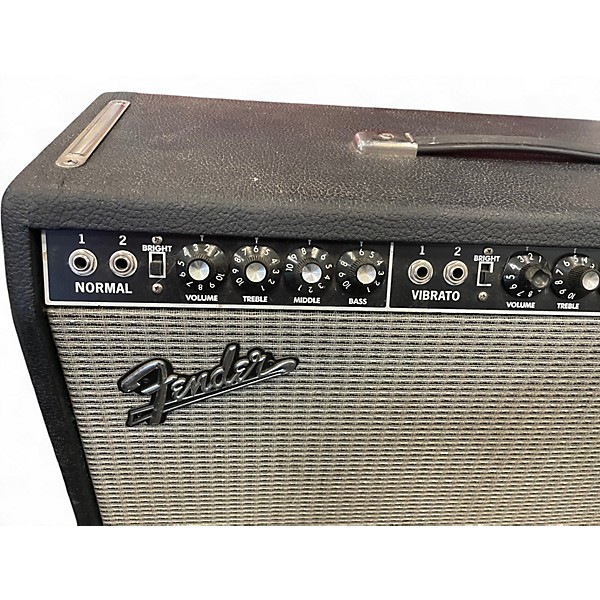 Used Fender Vintage Reissue 1965 Twin Reverb Tube Guitar Combo Amp
