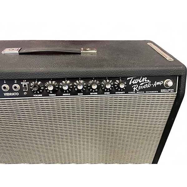Used Fender Vintage Reissue 1965 Twin Reverb Tube Guitar Combo Amp
