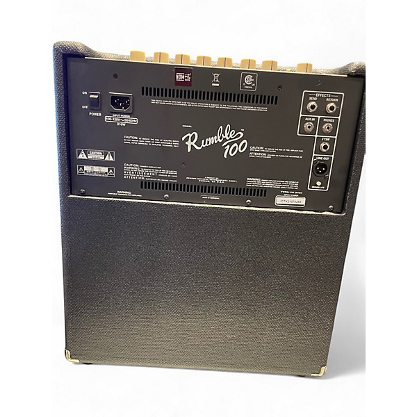 Used Fender Rumble V3 100W 1x12 Bass Combo Amp