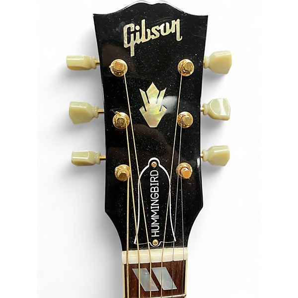 Used Gibson Hummingbird Standard natural Acoustic Electric Guitar