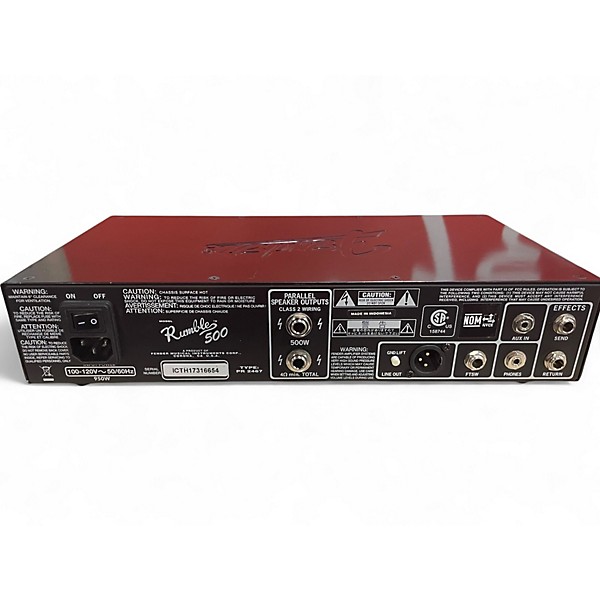Used Fender rumble 500 Bass Amp Head