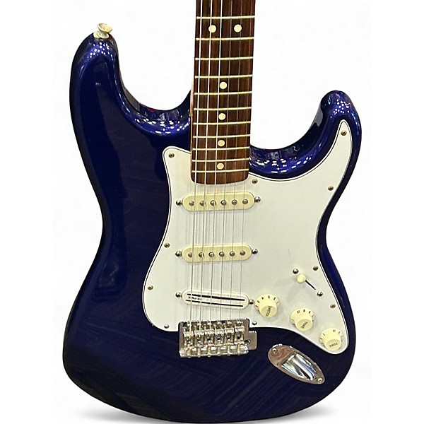 Used Fender Standard Stratocaster Midnight Blue Solid Body Electric Guitar