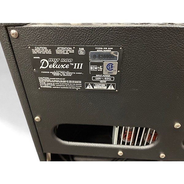 Used Fender Hot Rod Deluxe III 40W 1x12 Tube Guitar Combo Amp