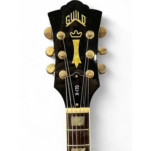 Vintage 1997 Guild X170 Tobacco Sunburst Hollow Body Electric Guitar