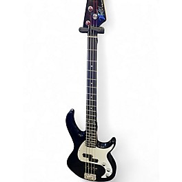 Used Peavey Milestone 4 Black and White Electric Bass Guitar