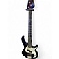 Used Peavey Milestone 4 Black and White Electric Bass Guitar thumbnail