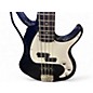 Used Peavey Milestone 4 Black and White Electric Bass Guitar