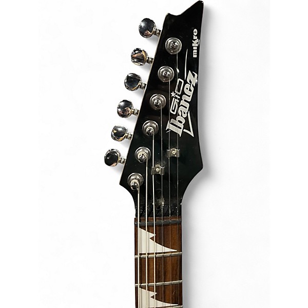 Used Ibanez mikro gio Black Solid Body Electric Guitar