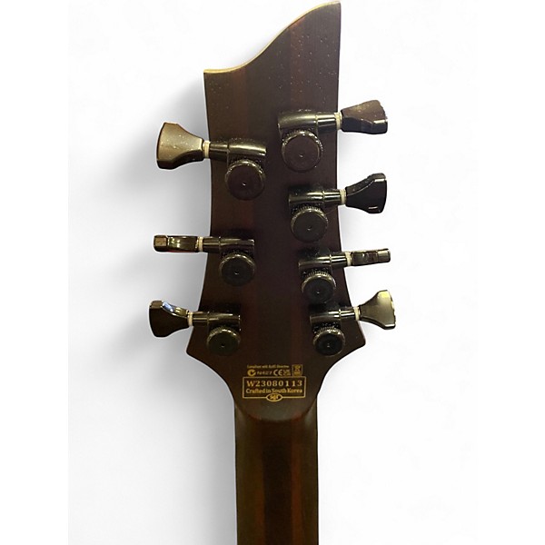 Used Schecter Guitar Research TAO-7 Trans Purple Solid Body Electric Guitar