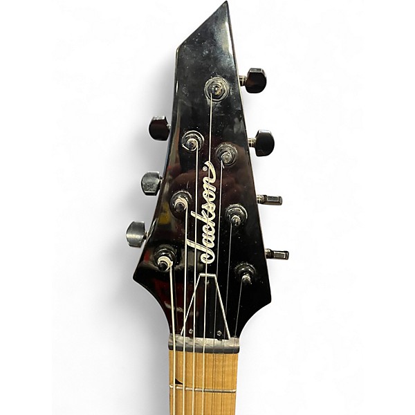 Used Jackson JS22-7 Dinky 7 String Black Solid Body Electric Guitar