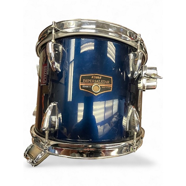 Used TAMA 6 Piece Imperialstar Blue Drum Kit