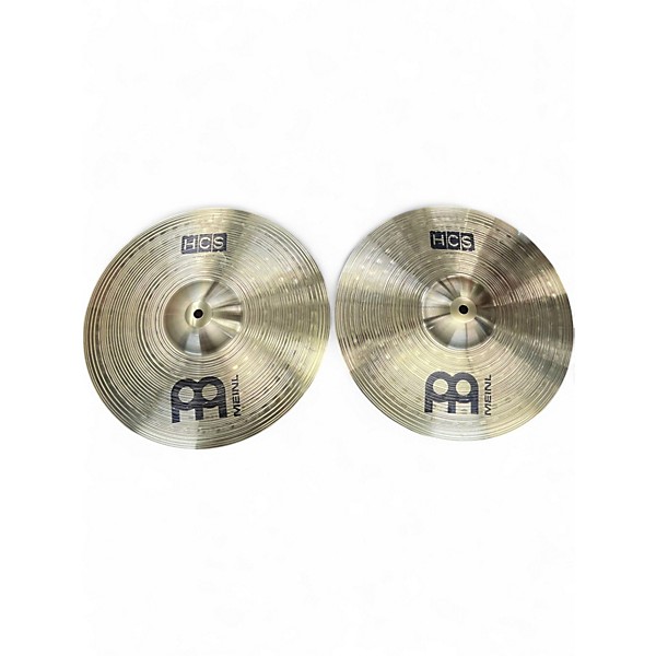Used MEINL 14in HCS Hi Hat Pair Cymbal