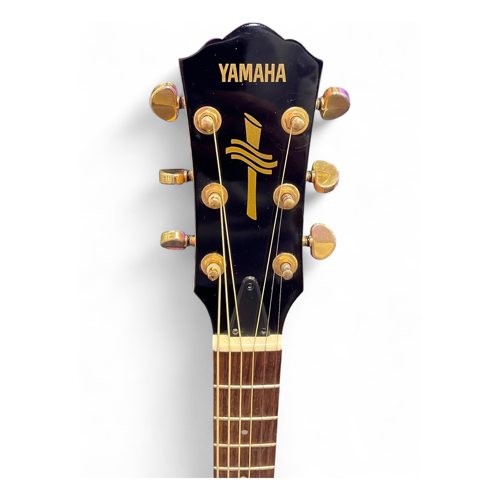 Used Yamaha AEX 500 Black Hollow Body Electric Guitar Black