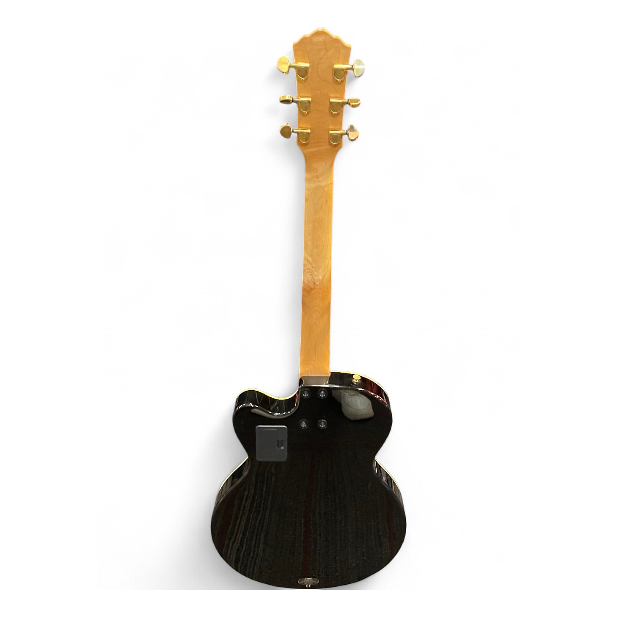 Used Yamaha AEX 500 Black Hollow Body Electric Guitar Black