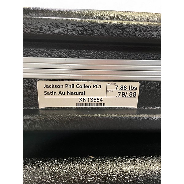 Used 2022 Jackson USA Signature Phil CollenPC1 Natural Solid Body Electric Guitar