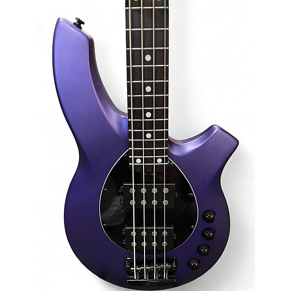 Used Sterling by Music Man BONGO 4 Purple Electric Bass Guitar