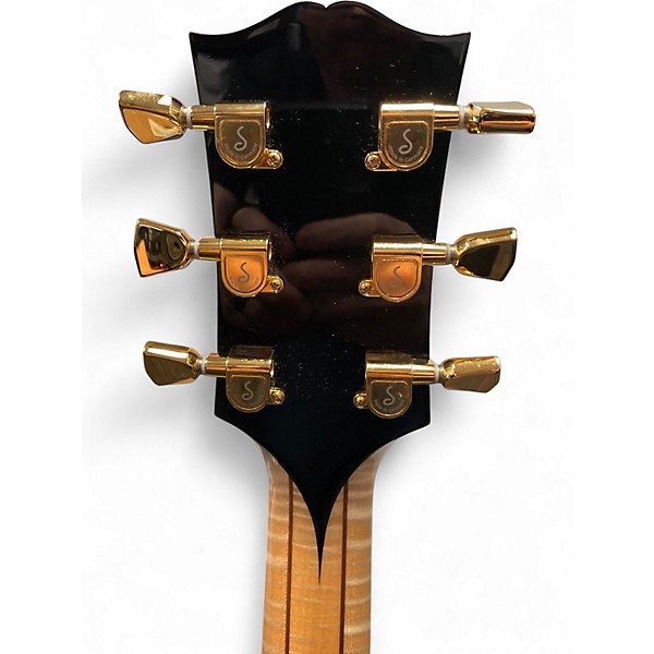 Used Gibson Custom Crimson Byrdland Natural Hollow Body Electric Guitar