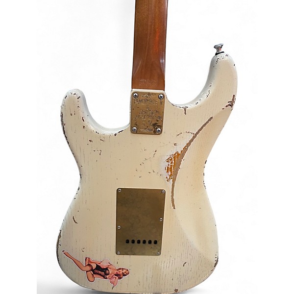 Used Paoletti Guitars ALFA LOFT SSS Road Worn White Solid Body Electric Guitar