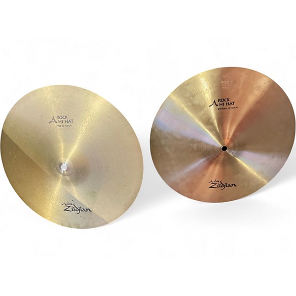 Used Zildjian 14in A Series Rock Hi Hat Pair Cymbal