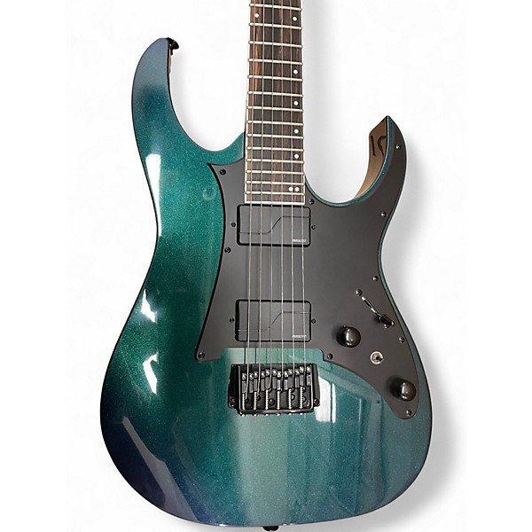 Used Ibanez rg631alf BLUE CHAMELEON Solid Body Electric Guitar