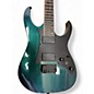 Used Ibanez rg631alf BLUE CHAMELEON Solid Body Electric Guitar