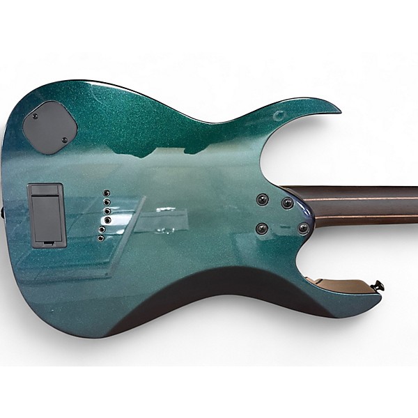 Used Ibanez rg631alf BLUE CHAMELEON Solid Body Electric Guitar