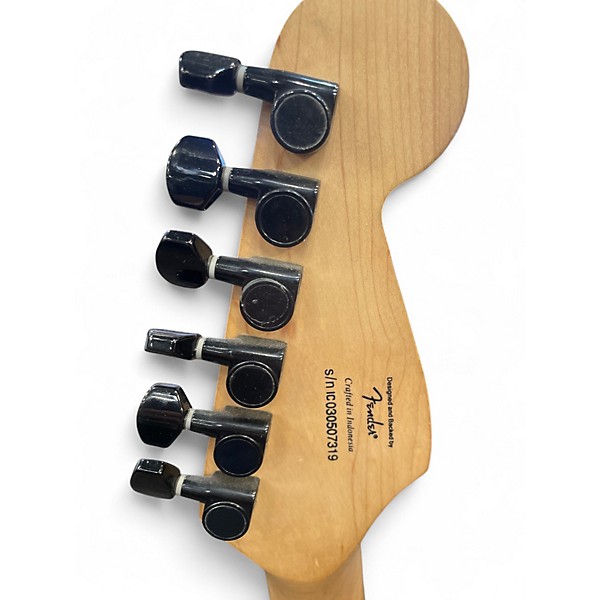 Used Squier Showmaster Black Solid Body Electric Guitar