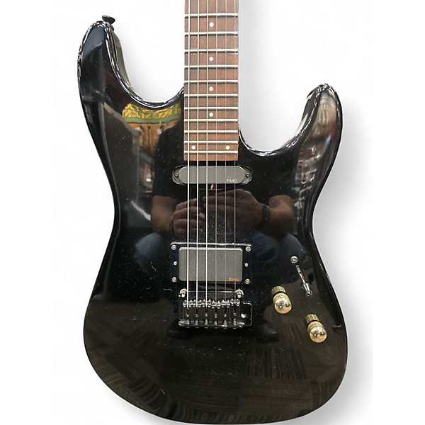 Used Squier Showmaster Black Solid Body Electric Guitar