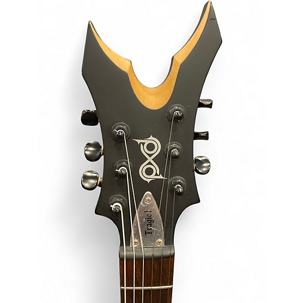 Used Peavey Tragic I Black and Silver Solid Body Electric Guitar