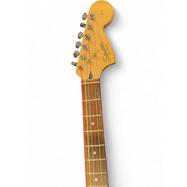 Used Squier Standard Stratocaster 2 Color Sunburst Solid Body Electric Guitar