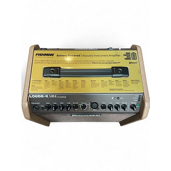 Used Fishman LOUDBOX MINI CHARGE Acoustic Guitar Combo Amp