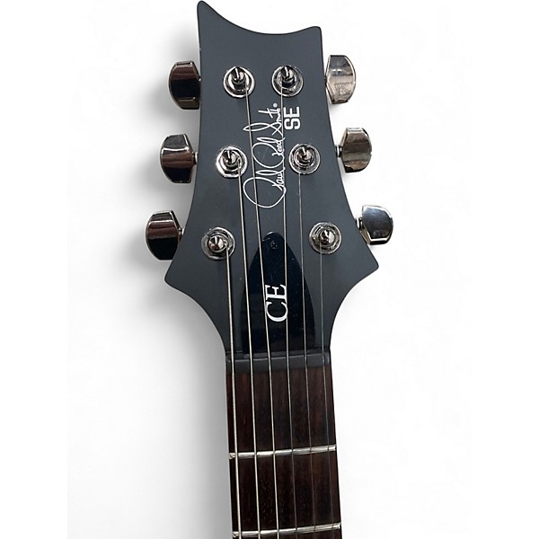 Used PRS SE Swamp ash ce 24 Black and red Solid Body Electric Guitar