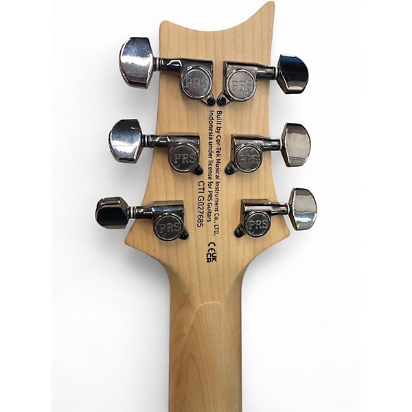 Used PRS SE Swamp ash ce 24 Black and red Solid Body Electric Guitar