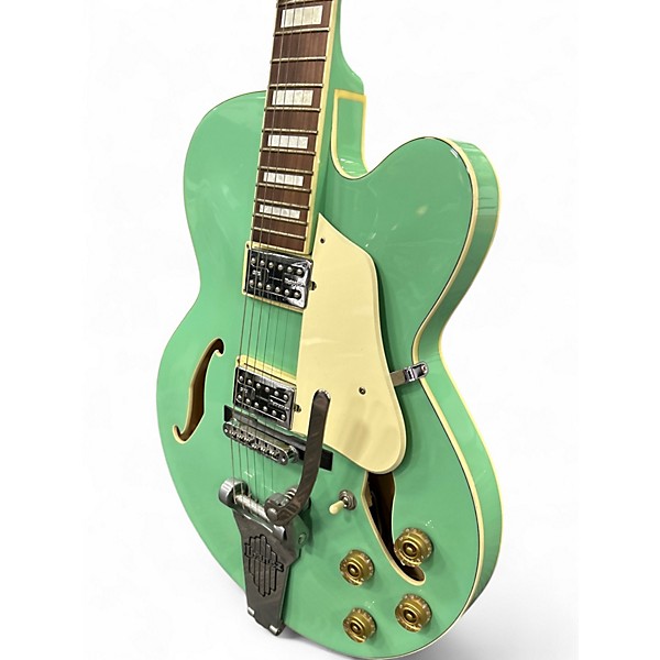 Used Ibanez AFS75T Artcore Bigsby Turquoise Hollow Body Electric Guitar