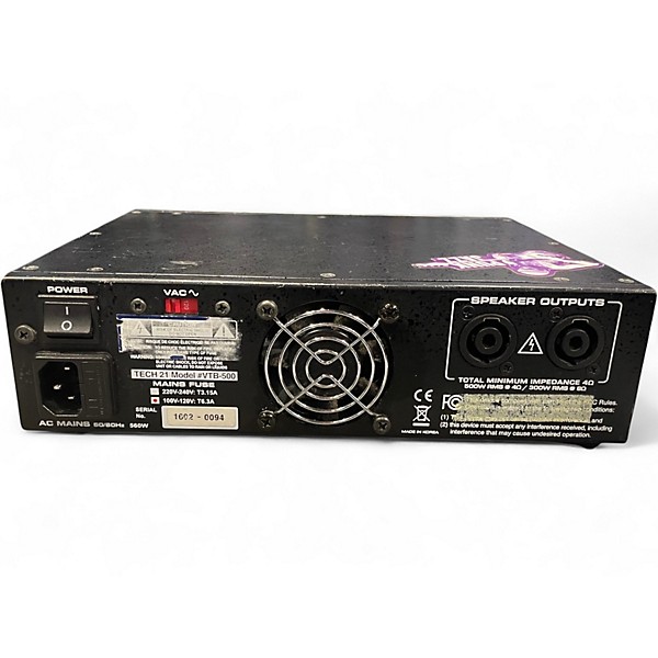 Used Tech 21 VTB500 Bass Amp Head