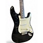 Used Fender American Standard Stratocaster Black and White Solid Body Electric Guitar