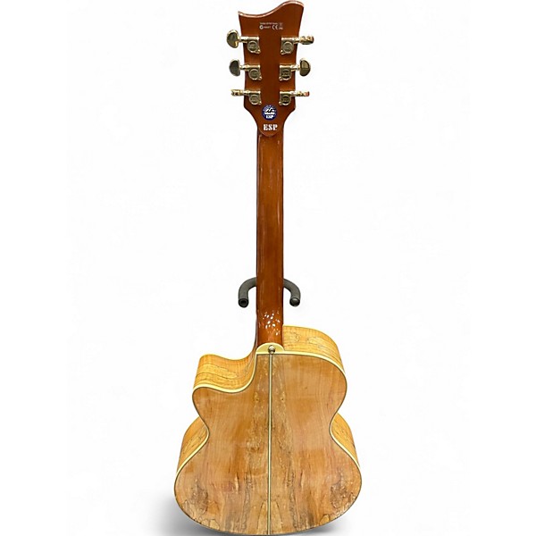 Used ESP LTD Xtone XEWSM Spalted Maple Acoustic Electric Guitar