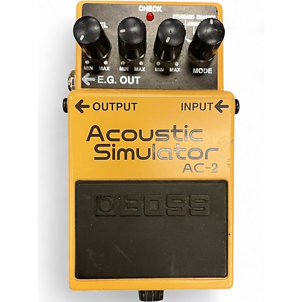 Used BOSS AC2 Acoustic Simulator Effect Pedal