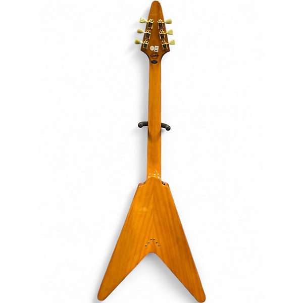 Used Epiphone 1958 Korina Flying V Natural Solid Body Electric Guitar