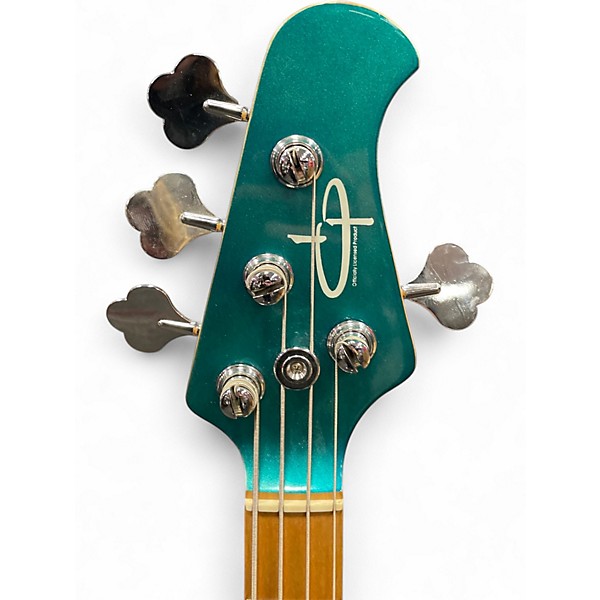 Used OLP Stingray Blue Sparkle Electric Bass Guitar