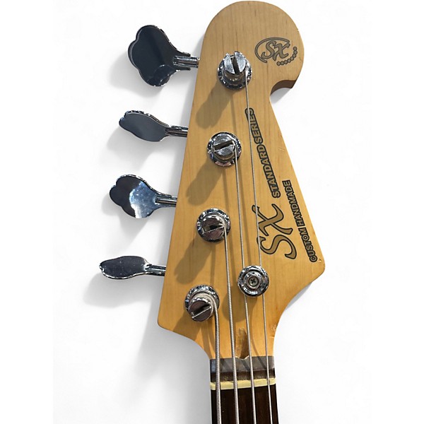 Used SX STANDARD Blue Electric Bass Guitar