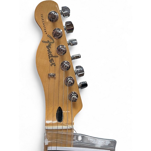Used Fender Player Telecaster Left Handed 2 Tone Sunburst Solid Body Electric Guitar